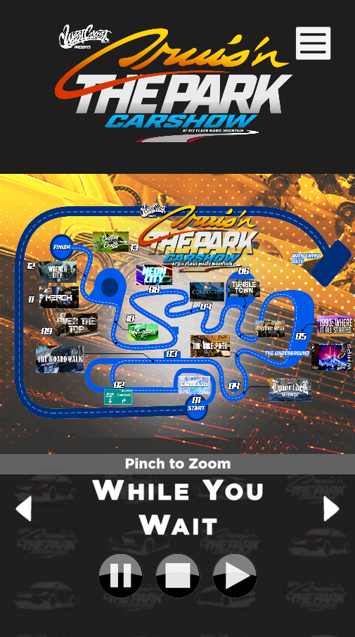 Cruis'n the Park Interactive Map